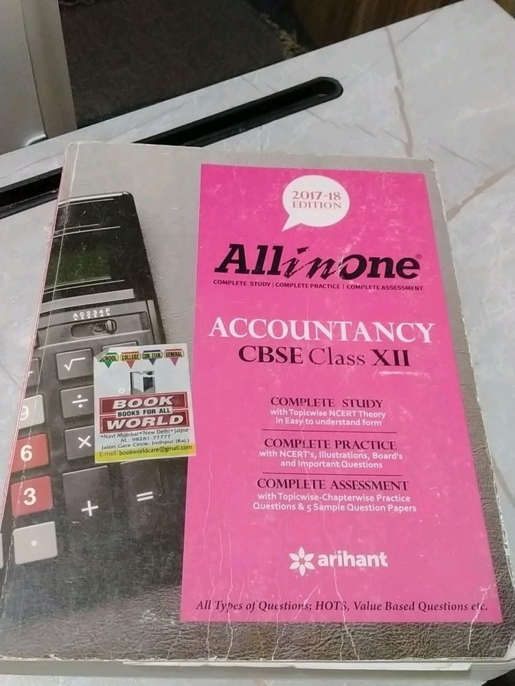 Arihant Accountancy Book For 12 Class