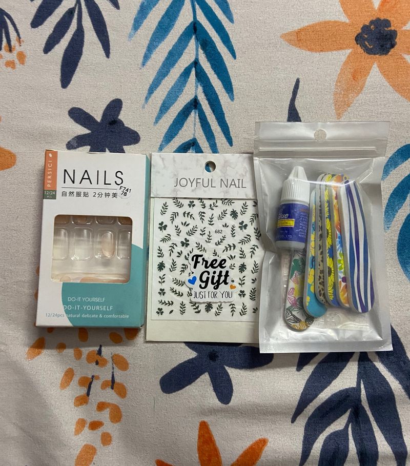 French Nails 24pc