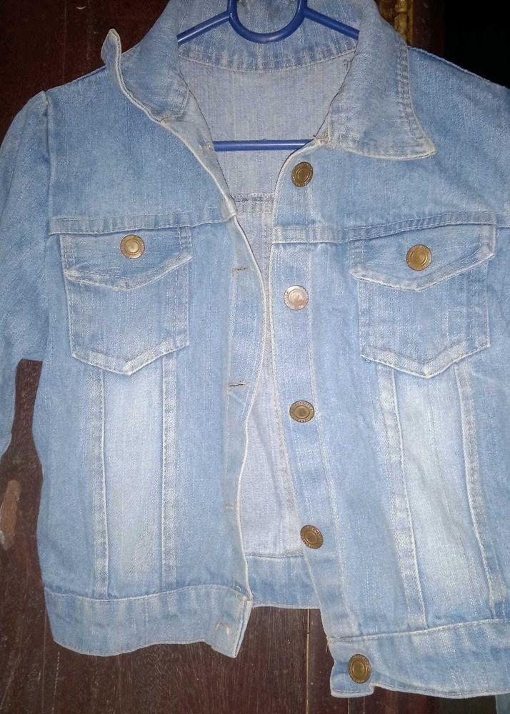 Denim Crop Jacket