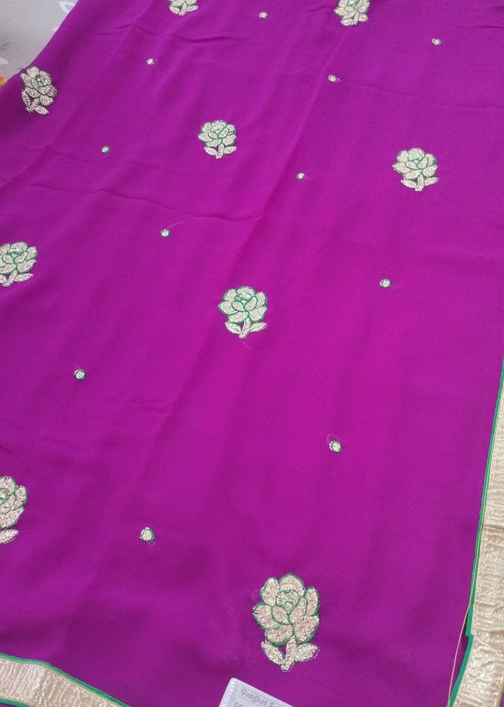 Pretty Purple Saree 💜