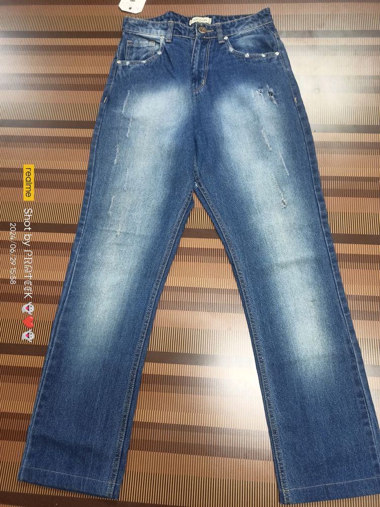 (M-96) 28 Size Straight Denim Jeans