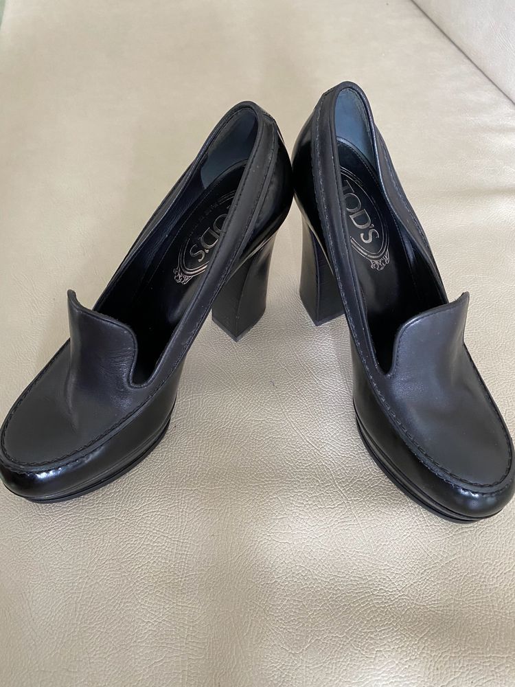 Tod’s Platform Loafer Heels