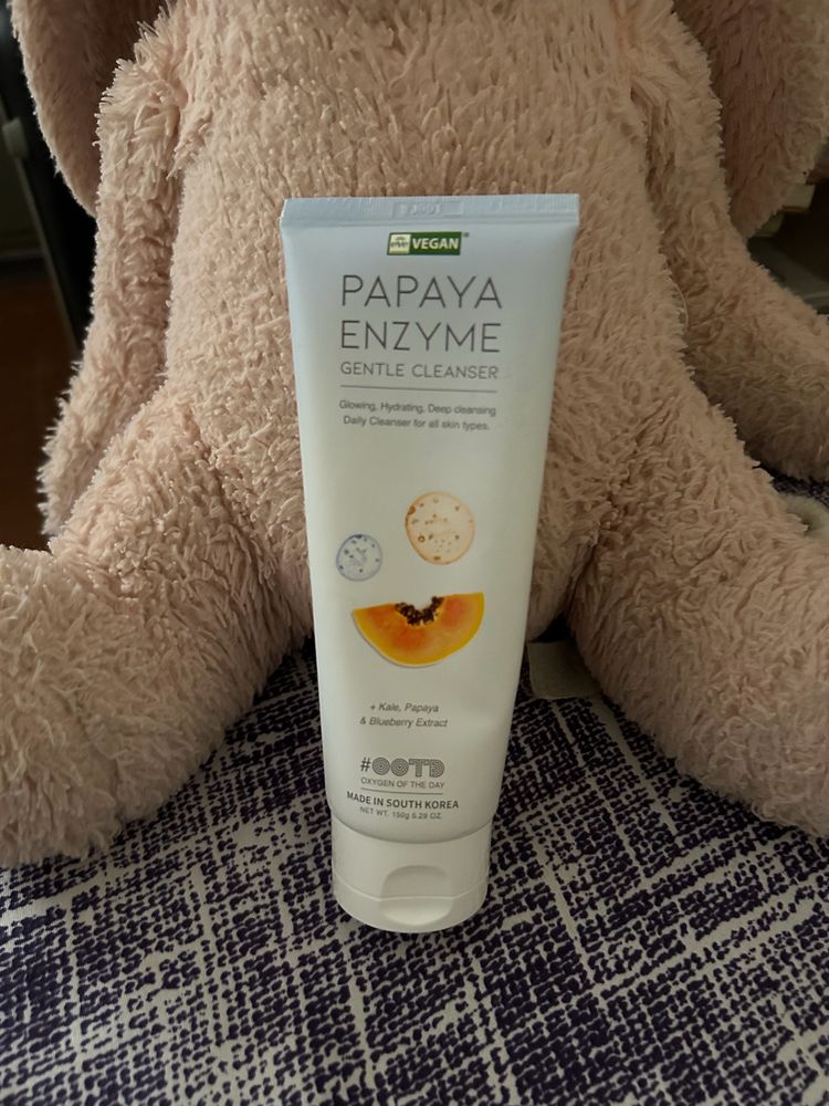 korean facewash ootd papaya enzyme