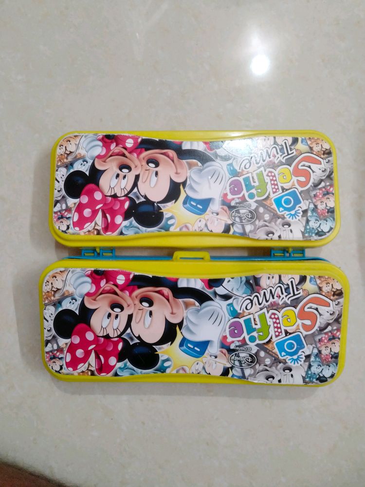 Plastic Kids Pencil Box, For School