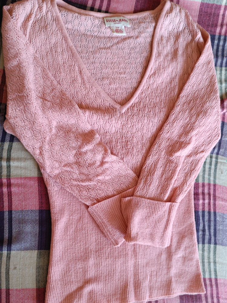 Cute Baby Pink Korean Top