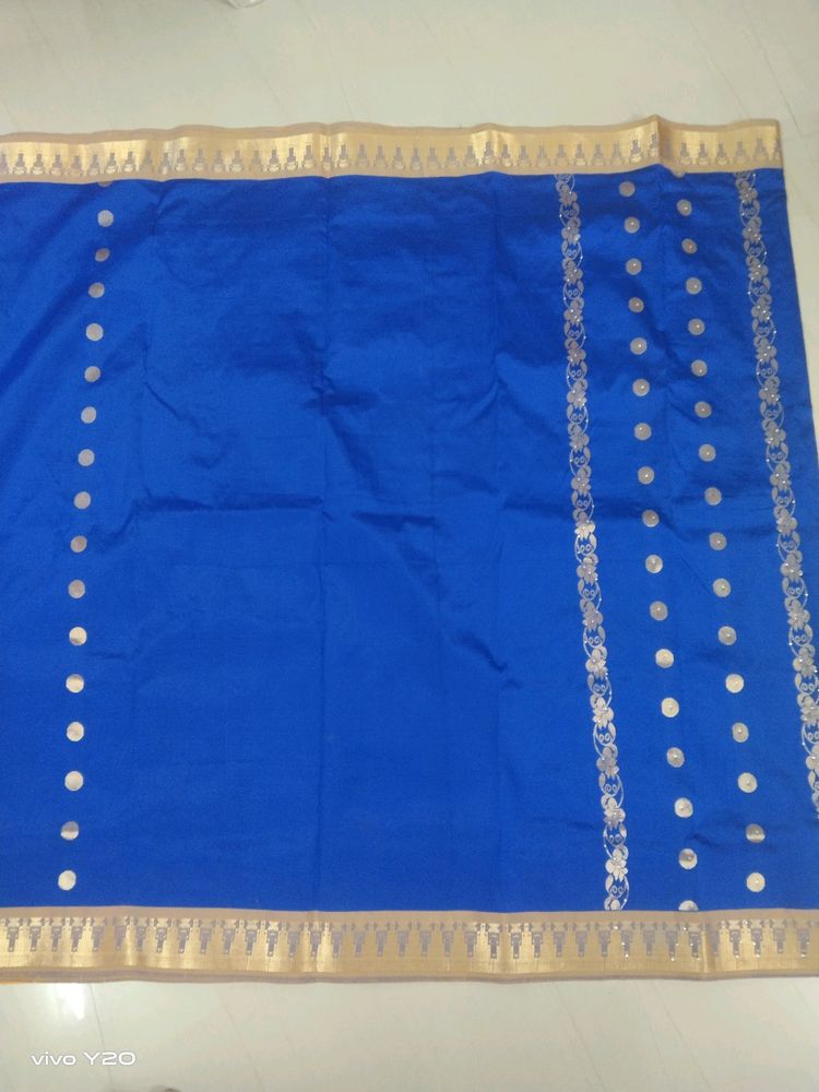 Blue Silk Saree