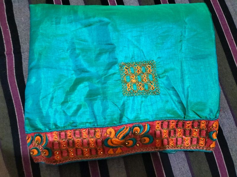 Sea Green Saree