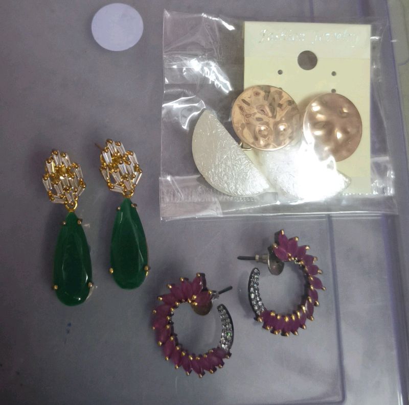 3 Beautiful Earrings