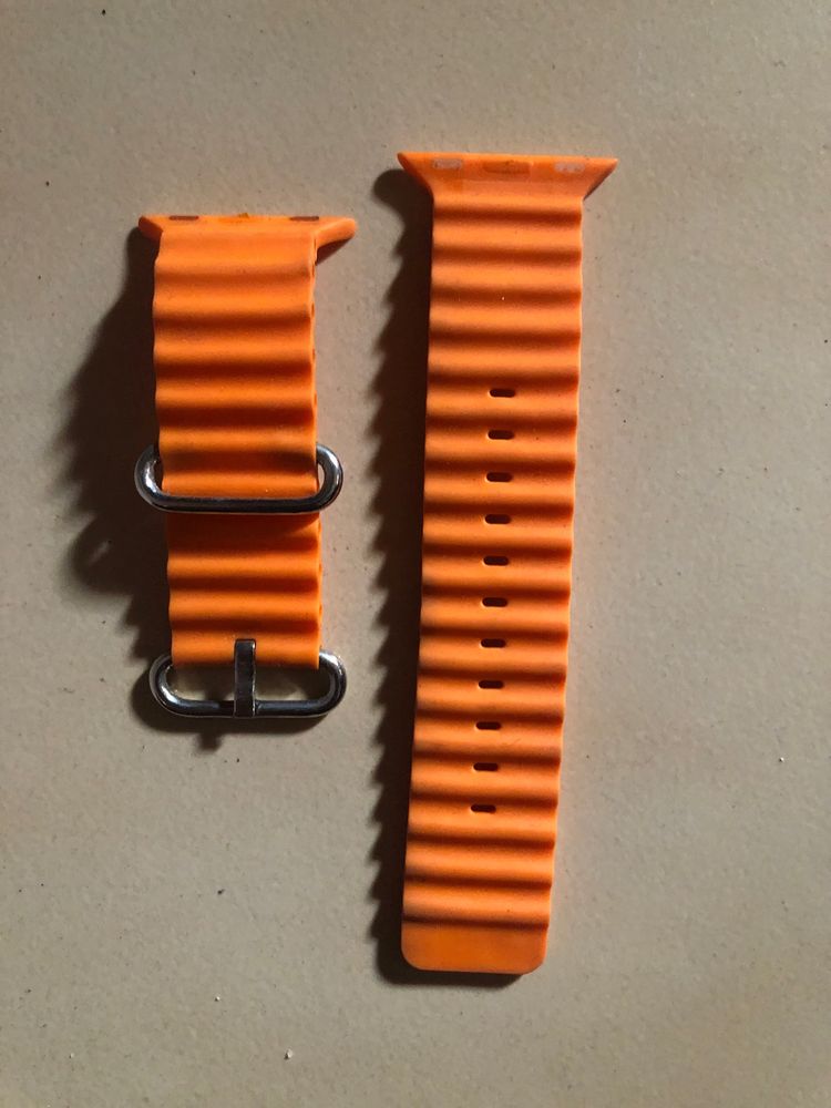 ultra Watch orange ocean band