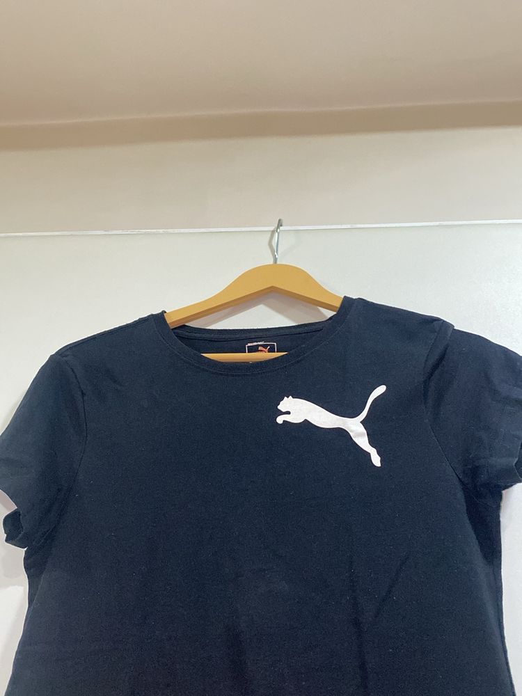 Puma Black T Shirt