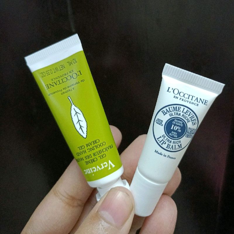 L'occitane Lip Balm And Hand Cream Duo