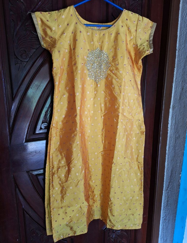 Yellow Festival Wear Kurta