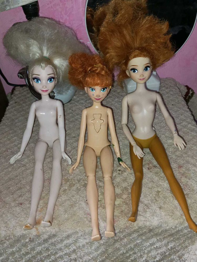 Disney Dolls Barbie Three Pieces