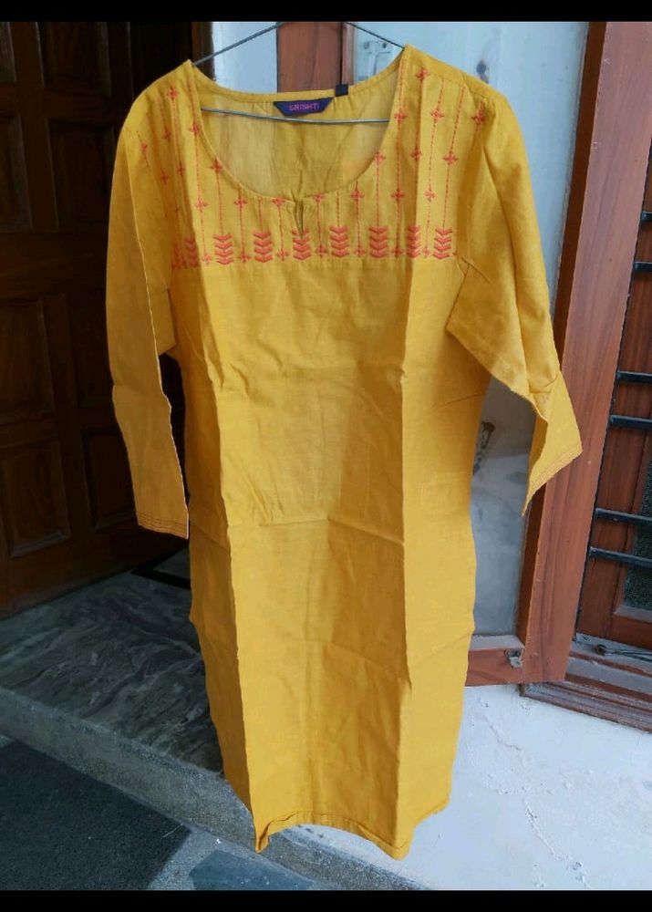 Srishti Yellow Kurta