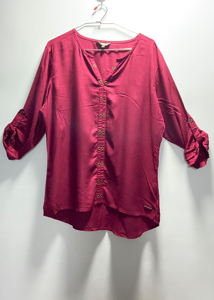 New maroon top for women