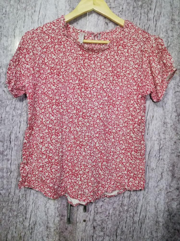 Floral Pattern Top For Women's