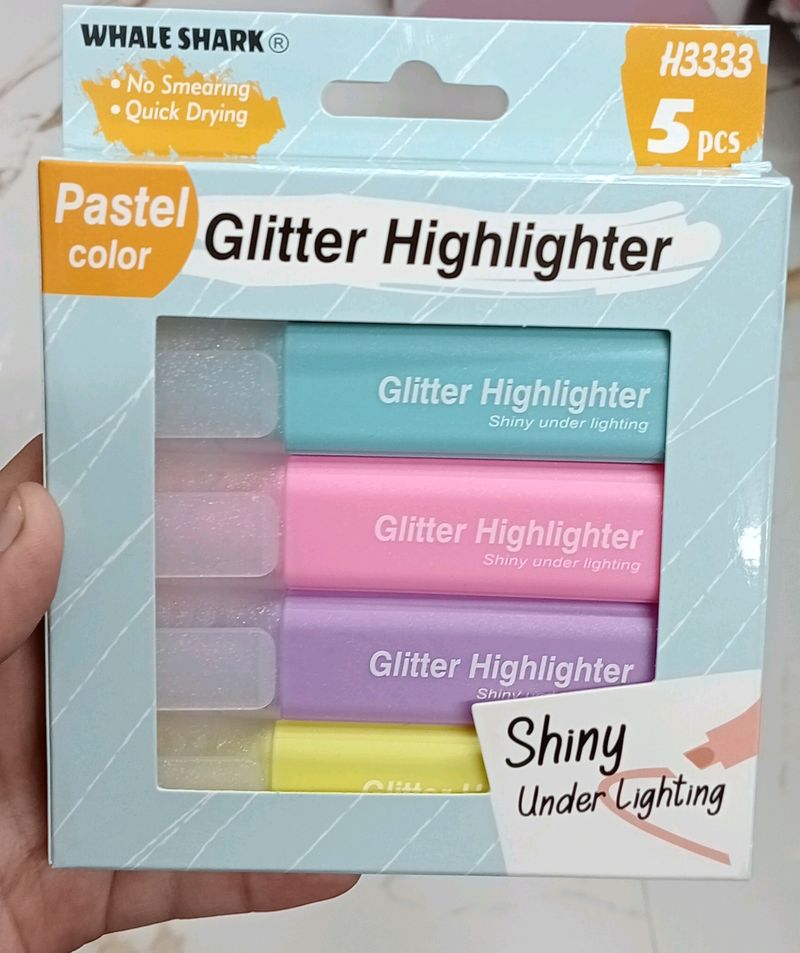 Pastel Glitter Highlighter