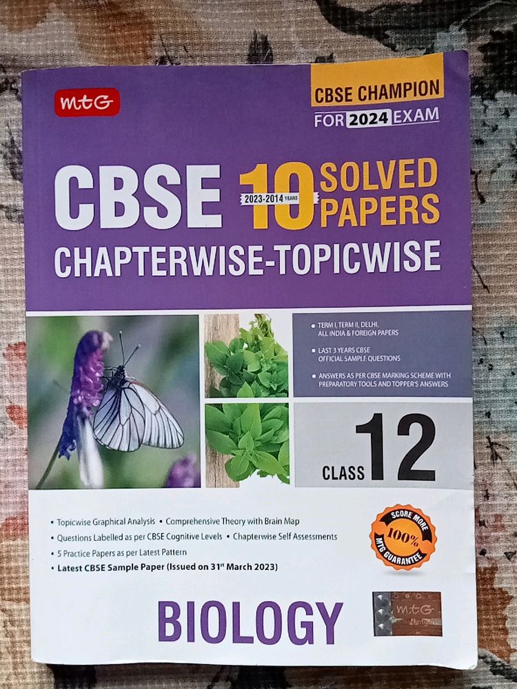 MTG CBSE 10 YEARS SOLVED PAPER CHAPTER TOPIC WISE