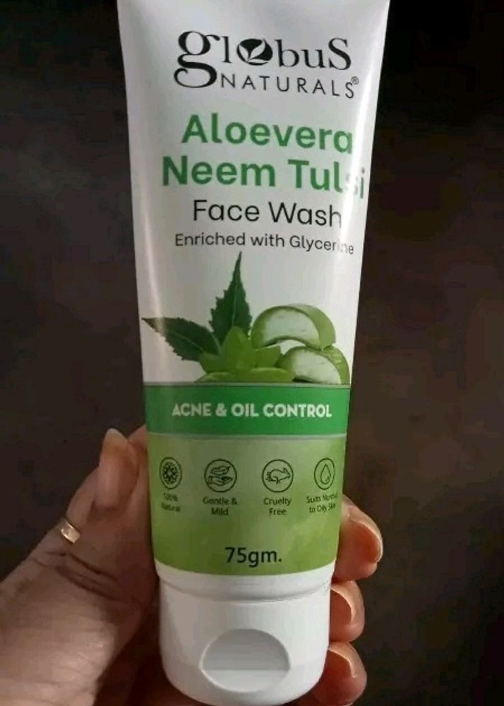 Aloe vera Neem Tulsi  Enriched With Glycerin & Oil