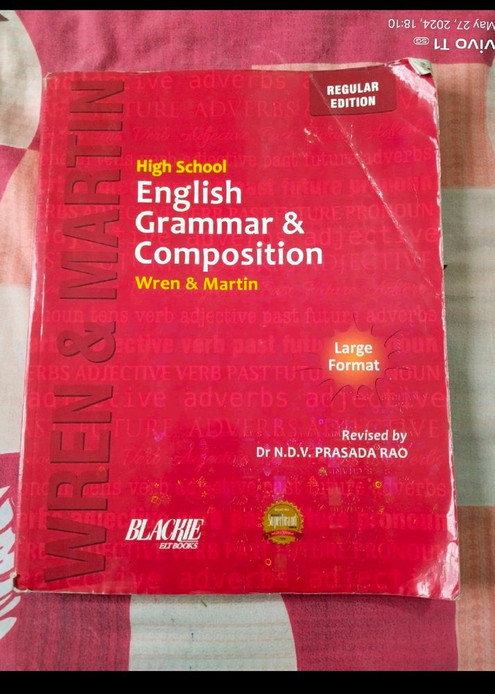 Wren & Martin High School English Grammar Book