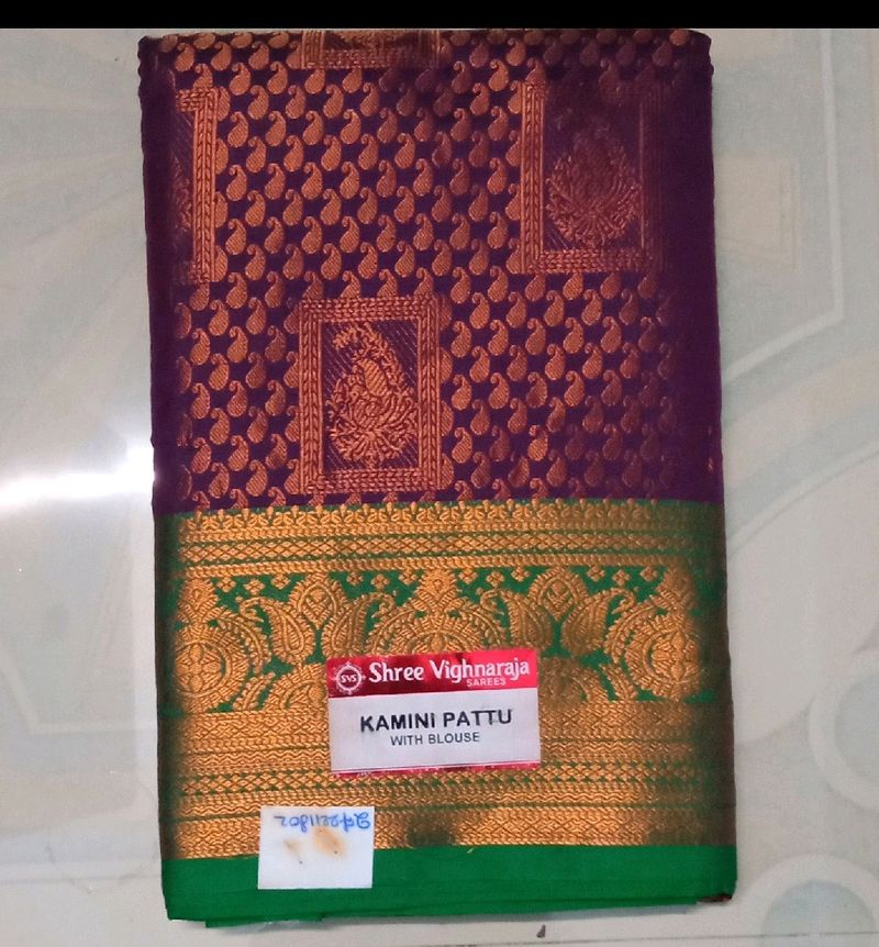 A New Brand Copper Silk Saree