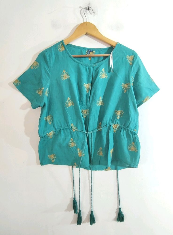 Chumbak Sea Green Top ( Women)