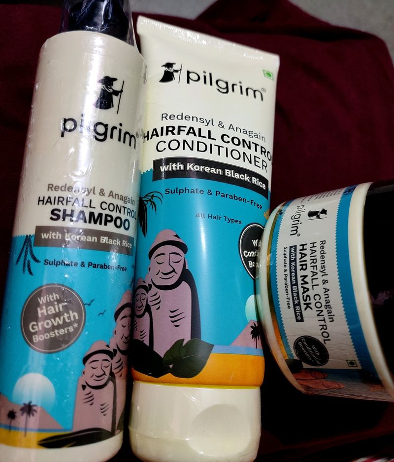 Complete Combo Of 3 Pilgrim Hair Products