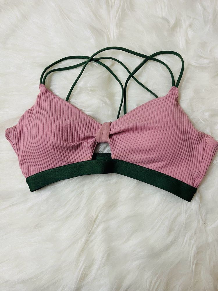 Pink Padded Bralette