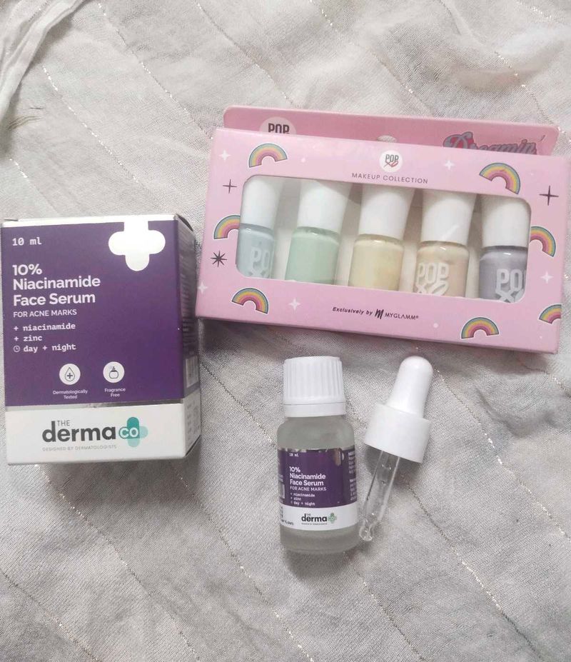 Combo Pack 2 Derma Niacinamide Serum & Nail Enamel