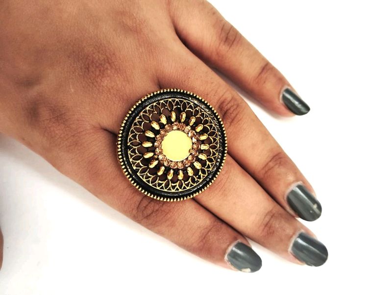 Big Round Umbrella Finger Ring