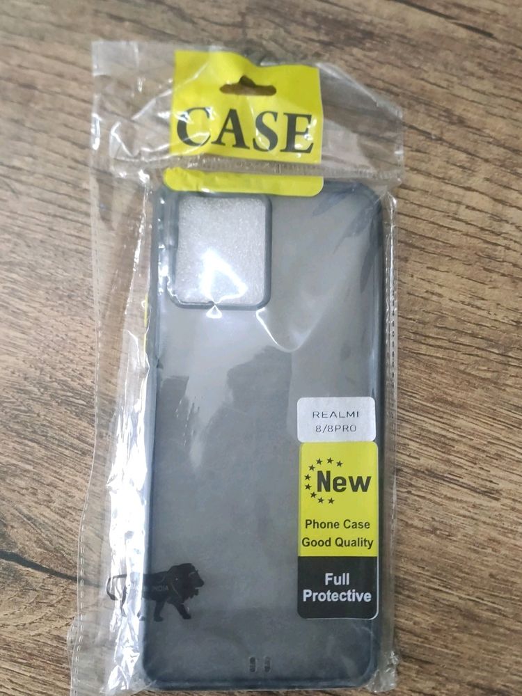 Realme 8/8pro back cover silicone black