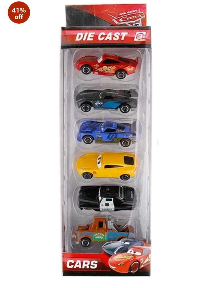 Big Size Metal Car Set (Set of 6)