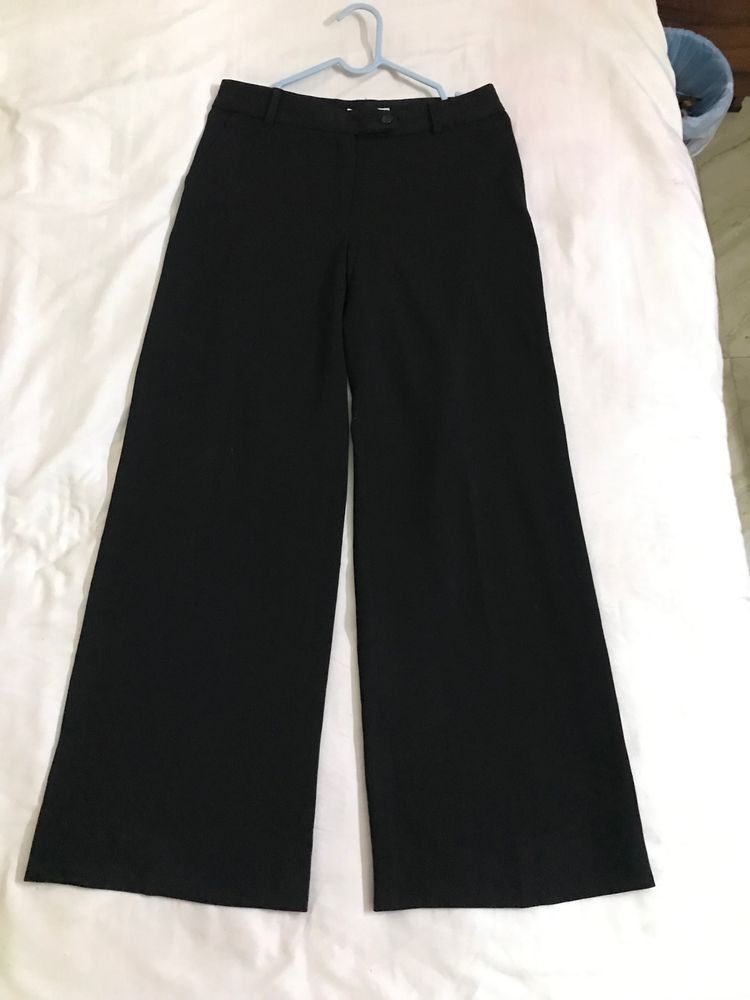 Black Stretchy Low rise Trouser Waist30