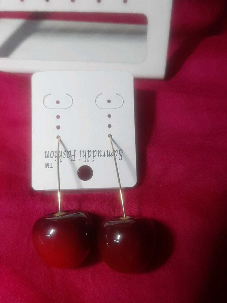 Plum Earrings