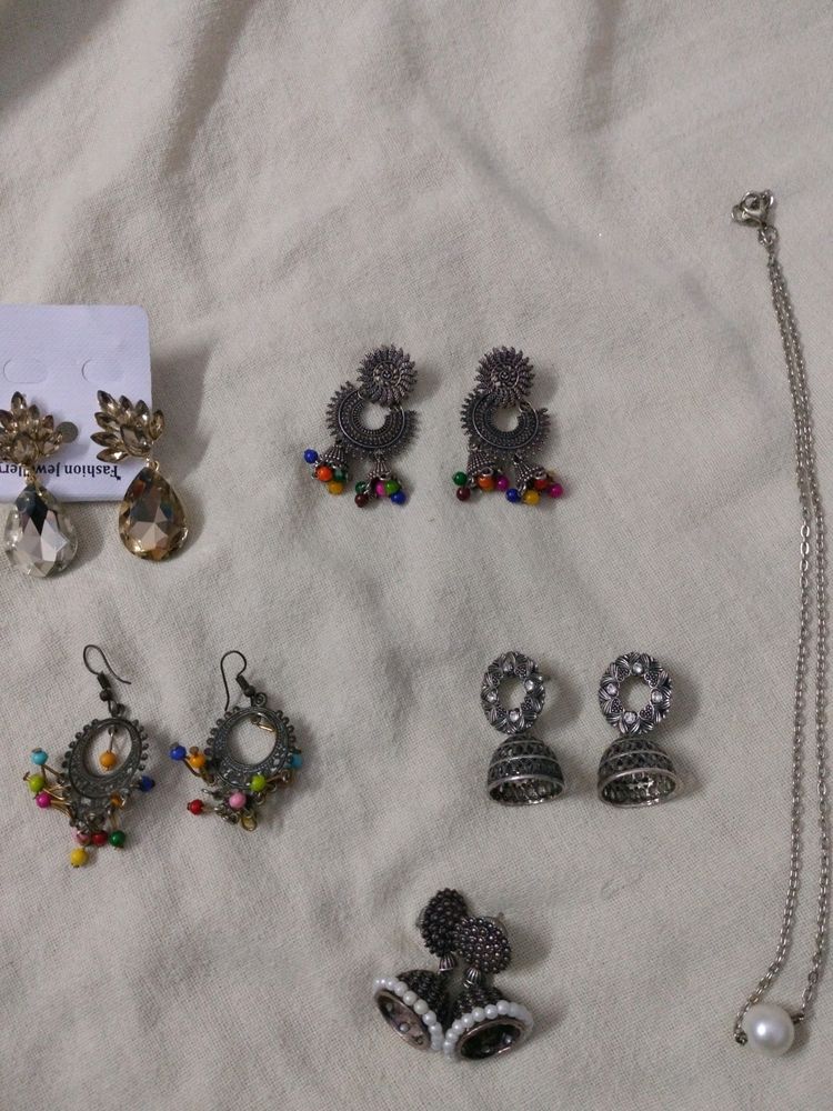 5 Combo Set 4 Earring One Pendent