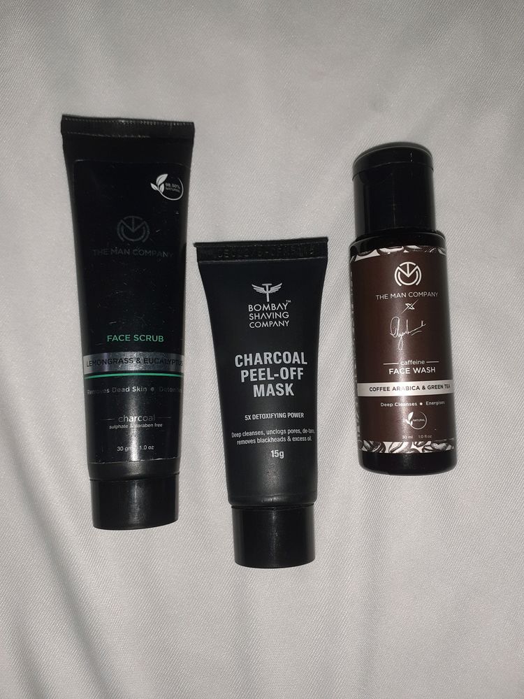 Face Wash ,scrub,charcoal Peel off Mask