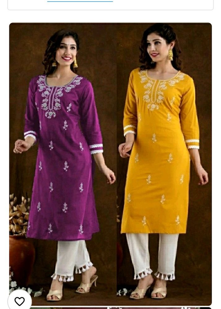 New Woman Kurtis2 Pices Lace Free