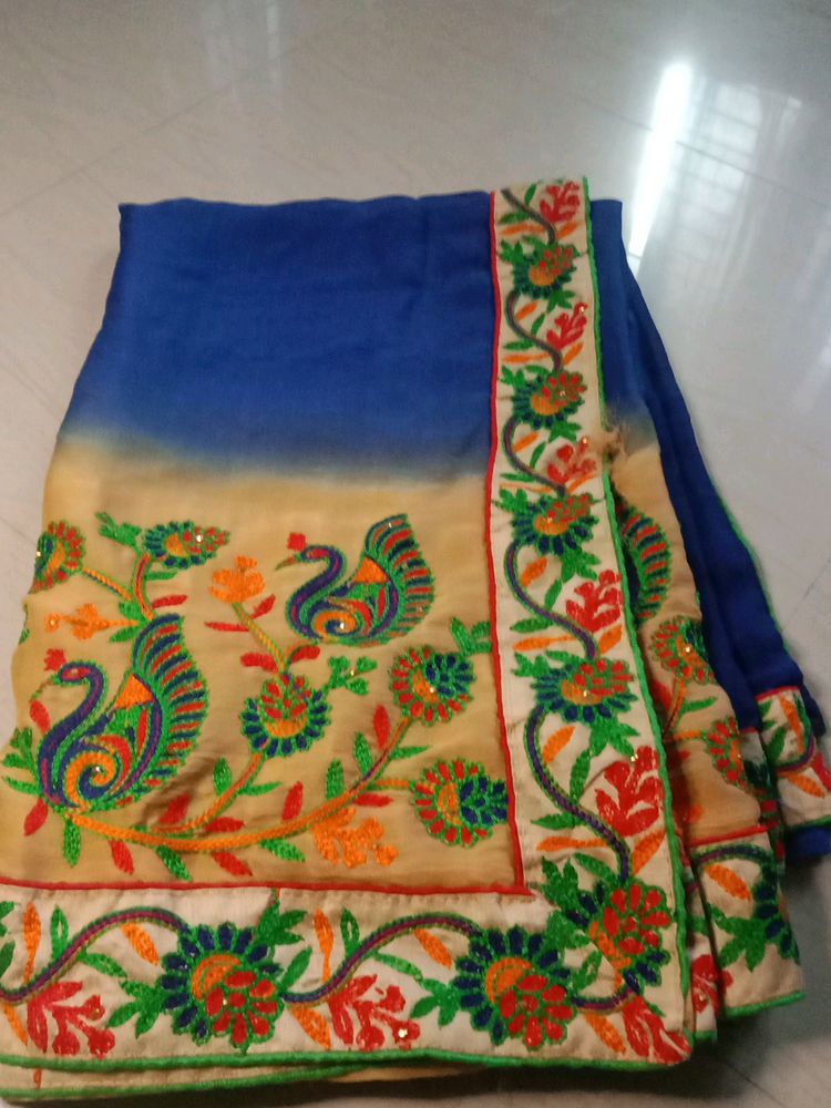 Butiful Work Saree