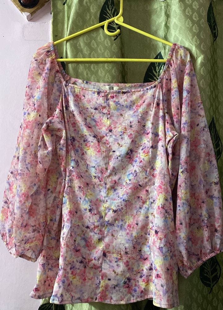 AND Floral Top