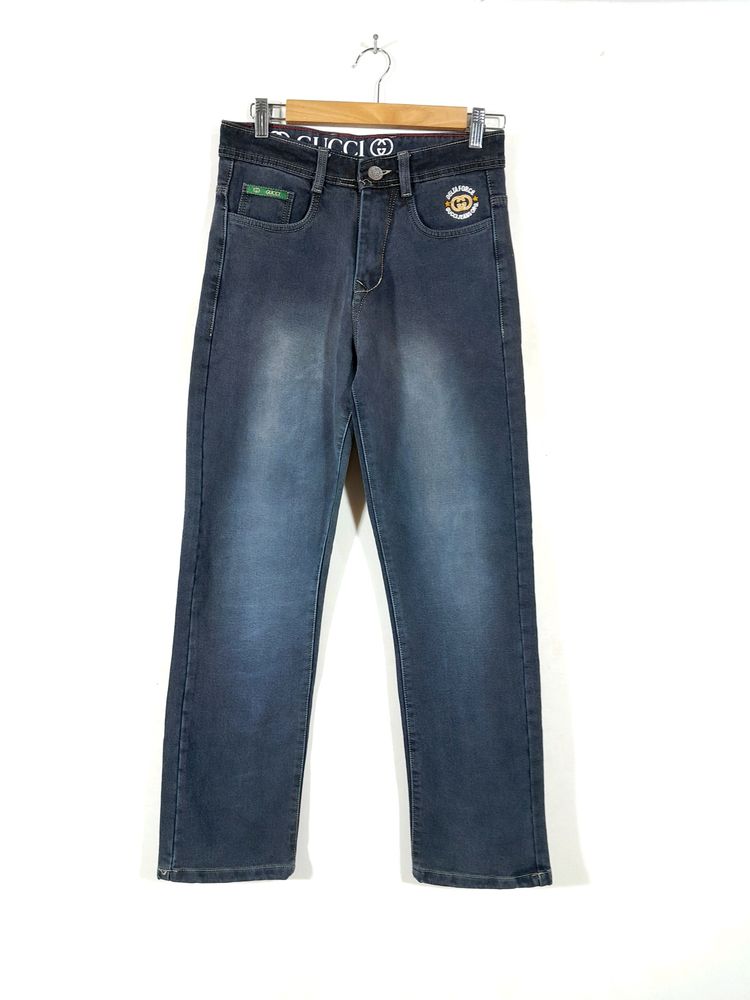 Mid Rise Straight Fit Jeans(Mens)