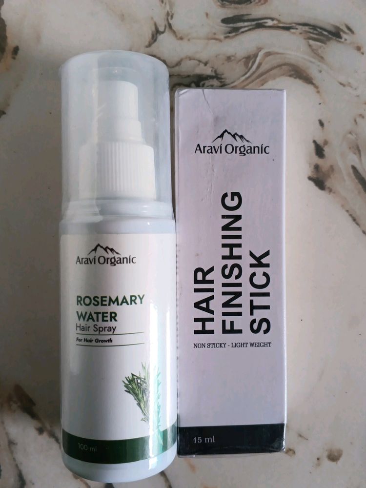 Aravi Organic Rosemary Water Spray + Hair Finishin