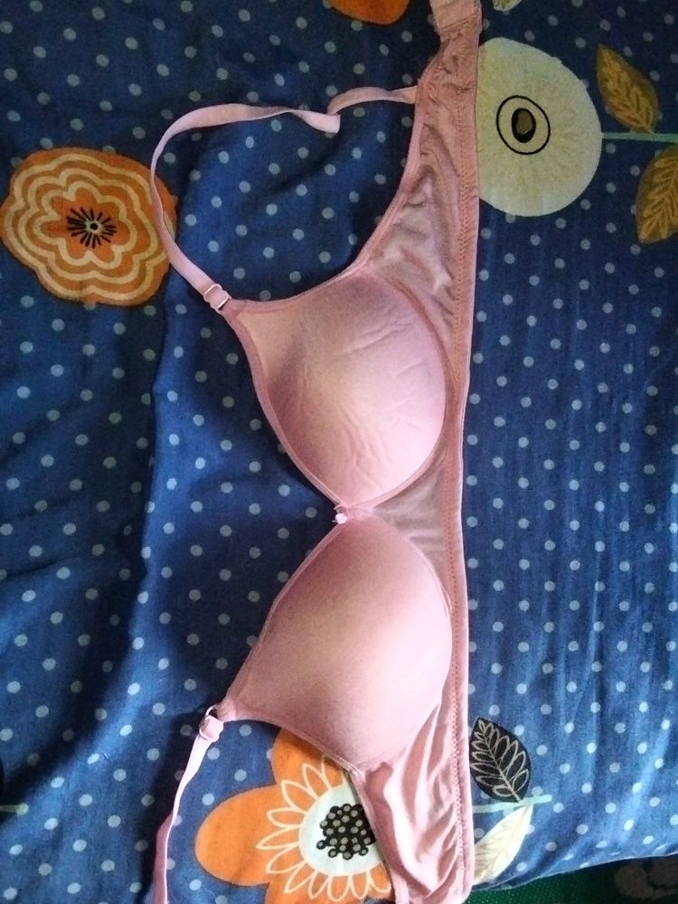 Pink Paded Bra