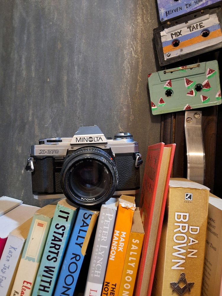 Old Vintage Camera With Photo Reel