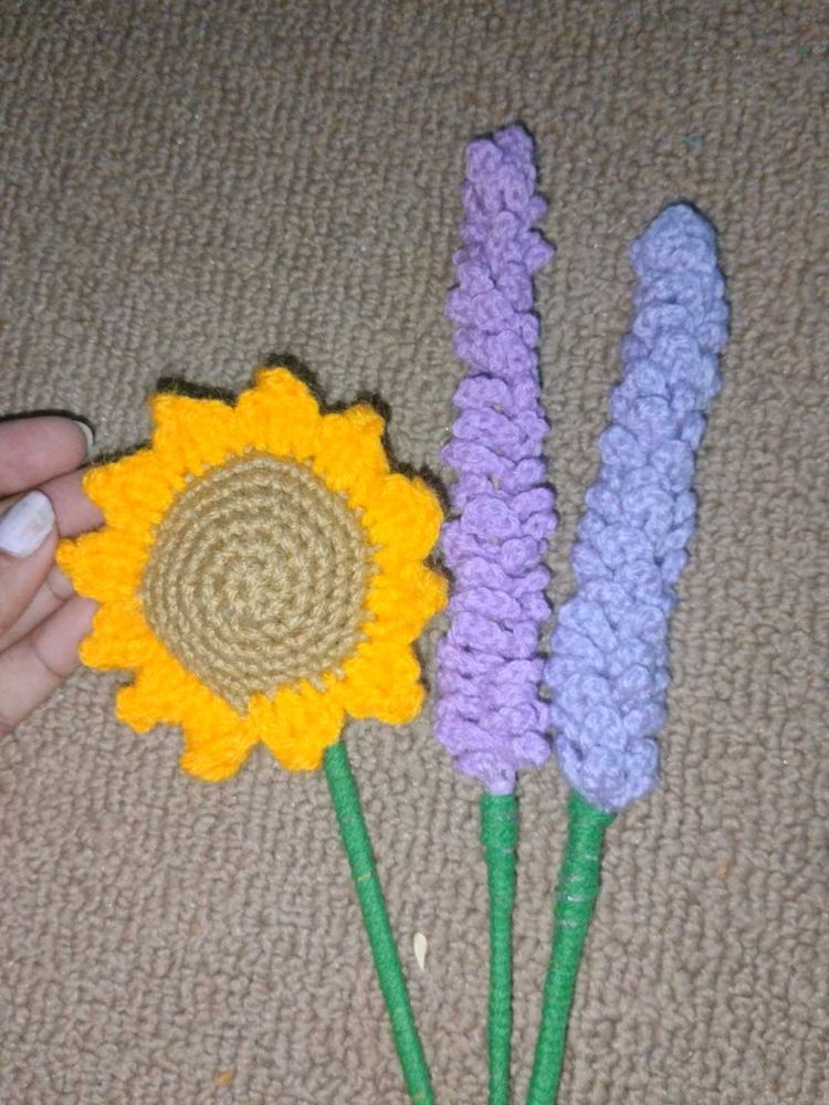 Sunflower Lavender Flower Bundle