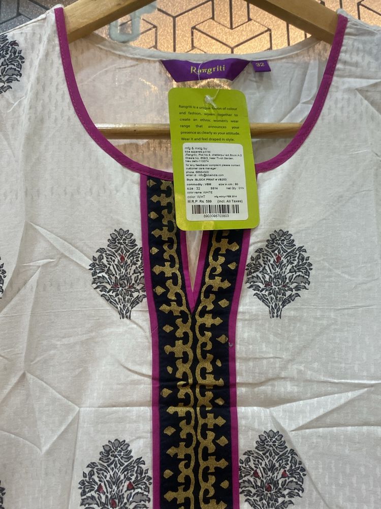 Pure Cotton Kurti