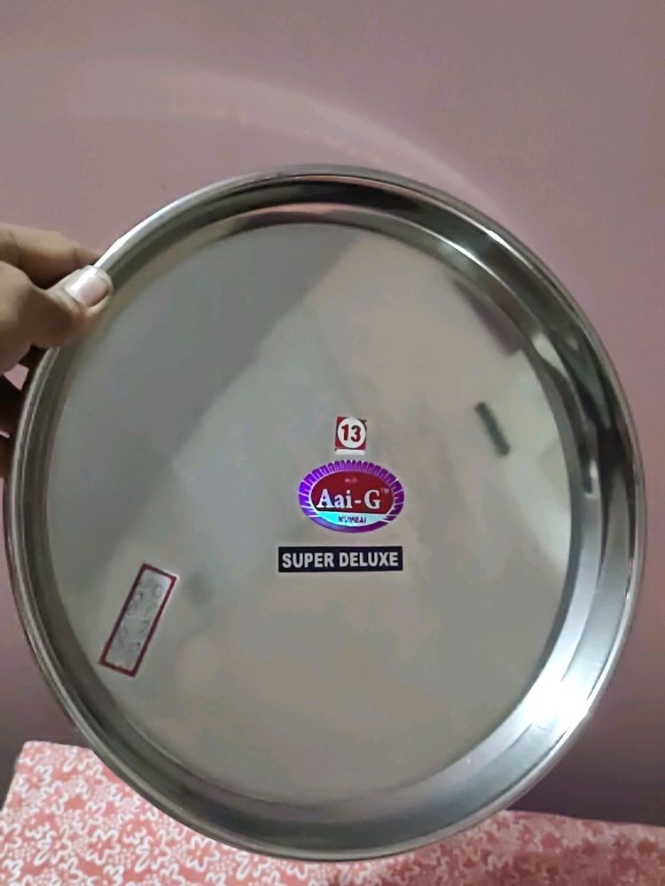 Stainless Steel Dining Plates