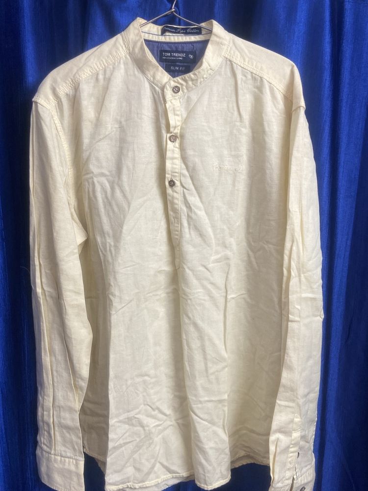 Men Shirt Lemon Colour