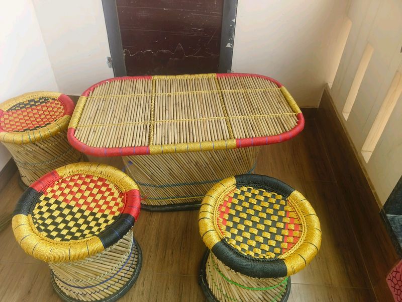 Only Table Handicrafts Wood Bamboo No Bargaining