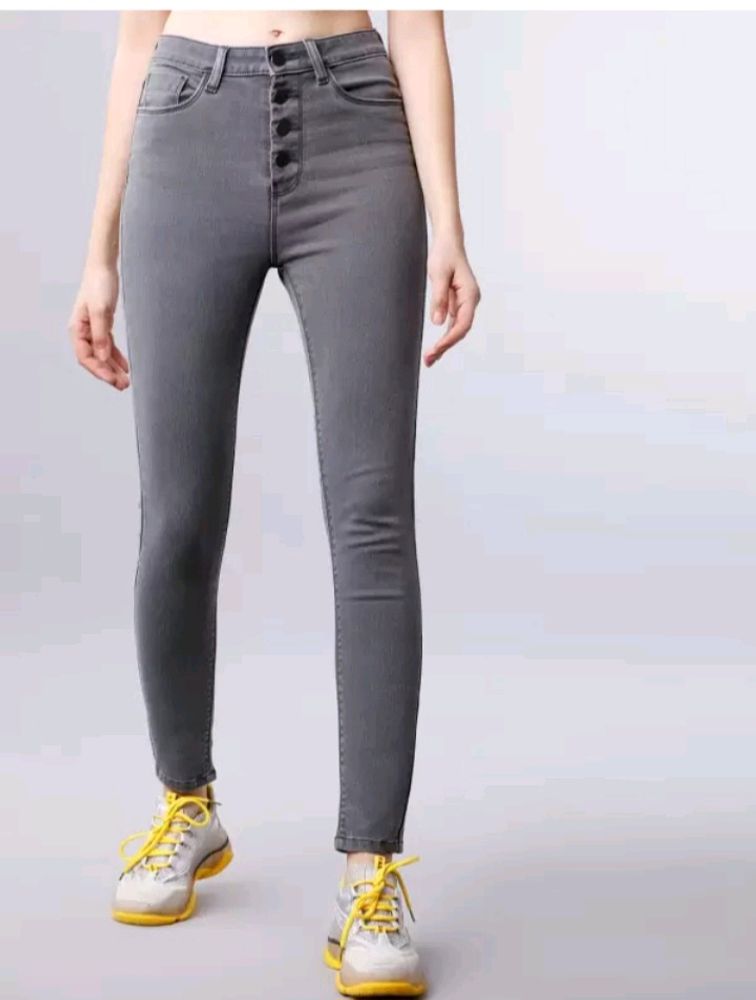 Tokyo Talkies Skinny Women Grey Jeans