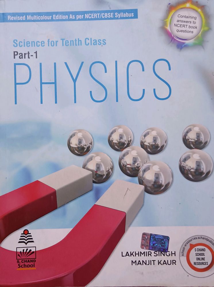 Class 10 Physics Lakhmir Singh & Manjit Kaur